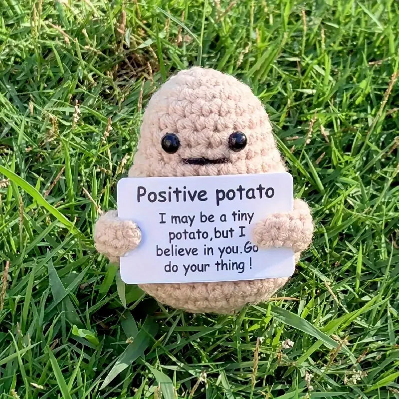 Positive Potato & Emotional Support Pickle Crochet Figures