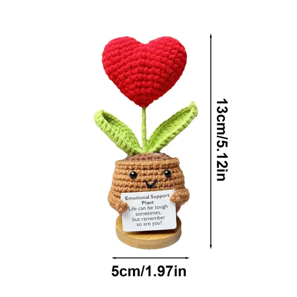 Emotional Support Crochet Flower