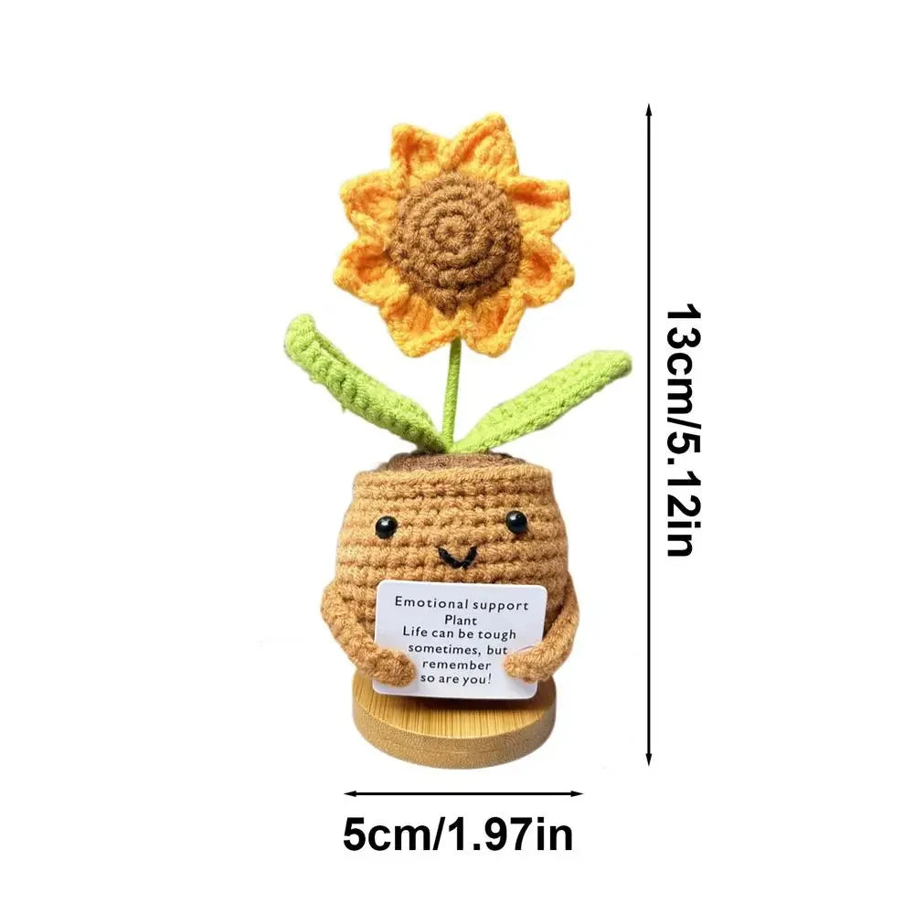 Emotional Support Crochet Flower